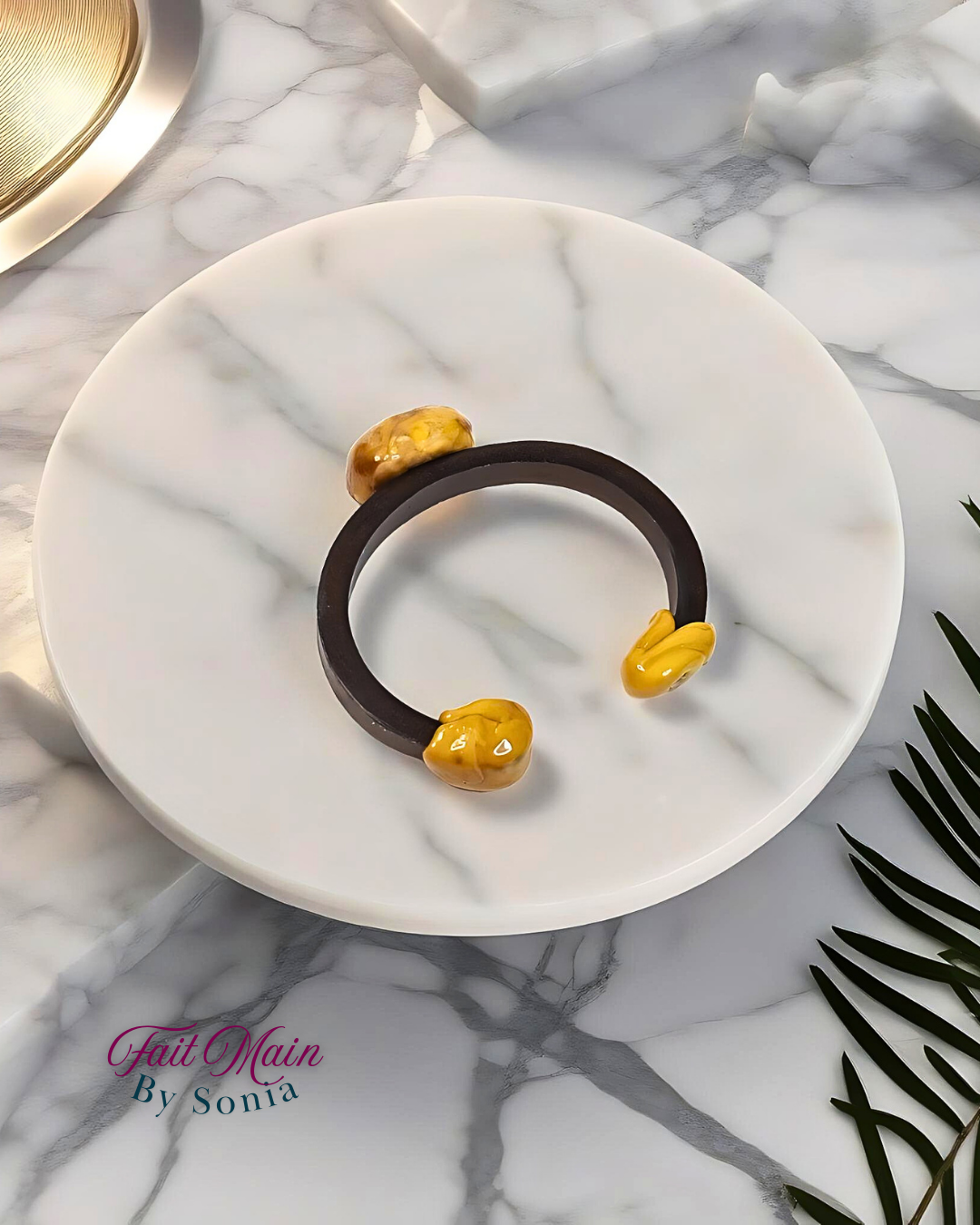 Bracelet en résine / PLA fait main - modèle unique