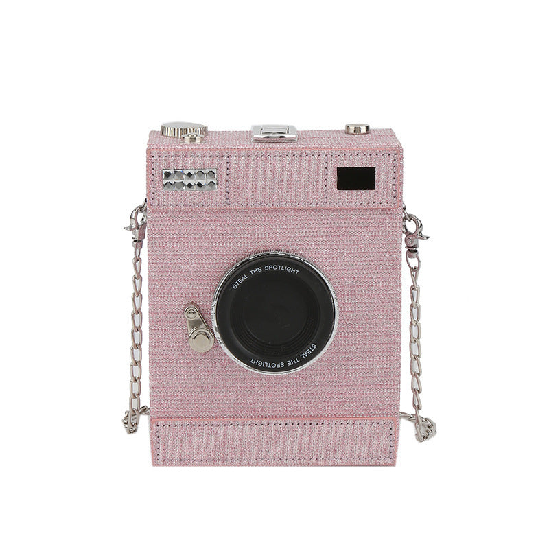 petit sac à bandoulière rétro à chaîne