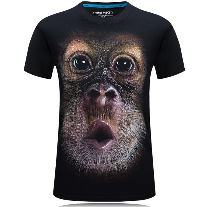 Monkey T-shirt 3D - De S à 6XL 2 Coloris