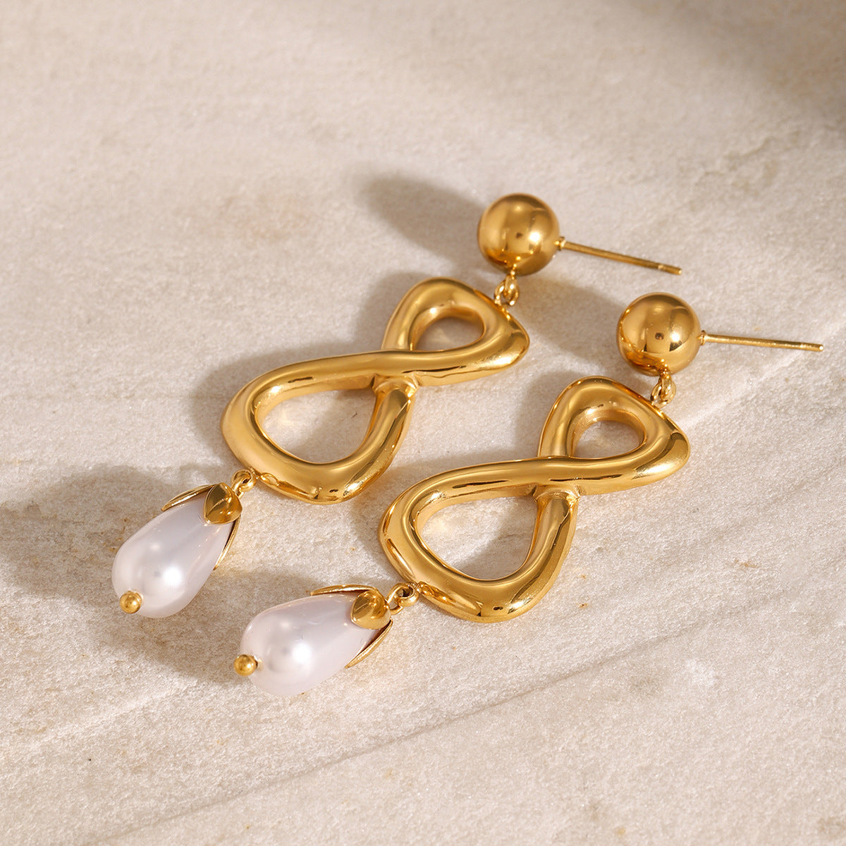 Boucles d'oreilles en perles d'eau douce