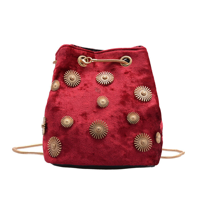 Sac en velours tendance